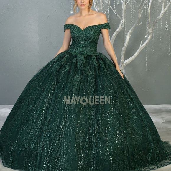 173m Dresses & Skirts - Off shoulder new formal wedding corset back dress